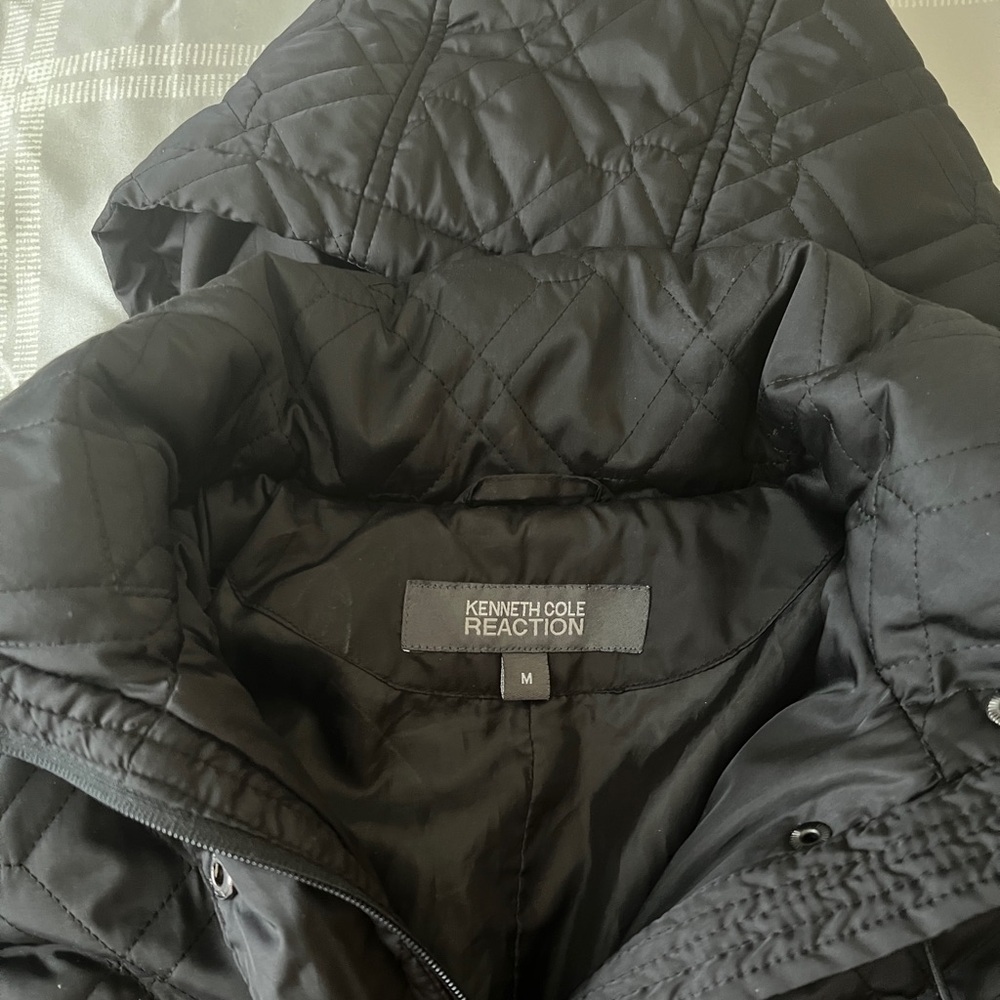 Kenneth Cole Reaction Black Quilted Jacket women